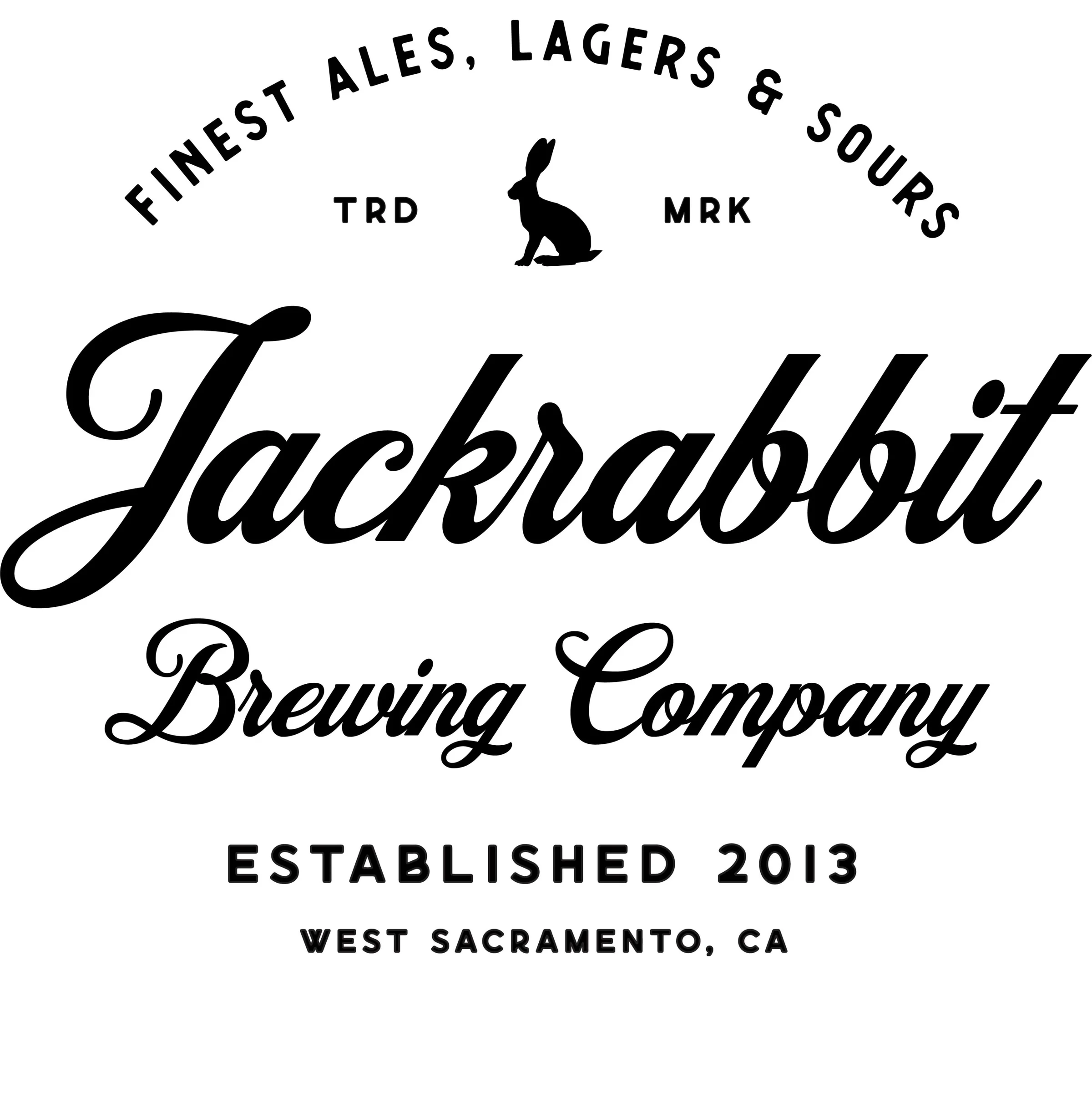 Jackrabbit Brewing Logo for Jackrabbit Brewing in West Sacramento