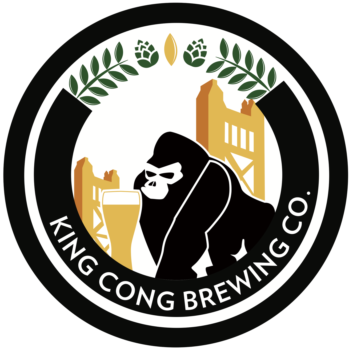 Logo for King Kong Brewing Co.